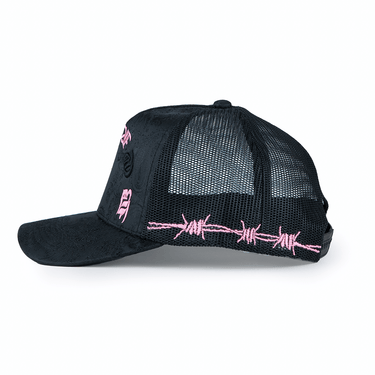 RadioActive M.S.W. Trucker Hat - Black/Pink Special Edition - Unisex