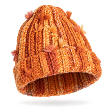 Thread Burst Beanie - Peach