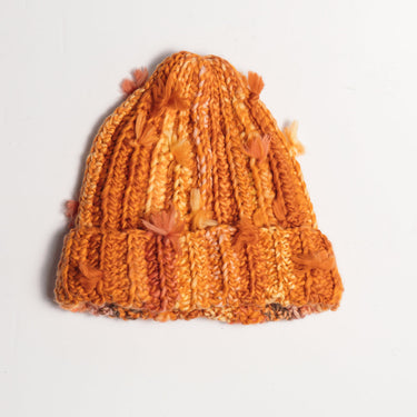 Thread Burst Beanie - Peach