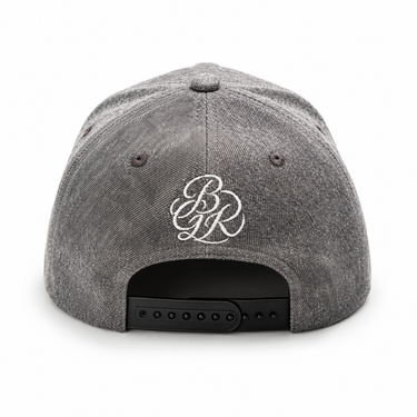 IDK IDC IDGAF Washed Snapback – Charcoal Grey
