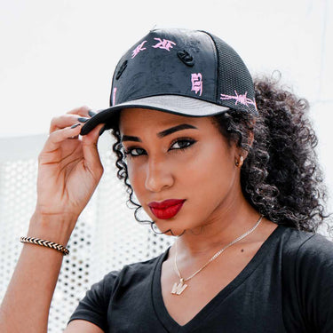 RadioActive M.S.W. Trucker Hat - Black/Pink Special Edition - Unisex