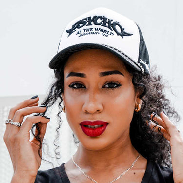 Psy Co. - Snapback Hat - White/Black