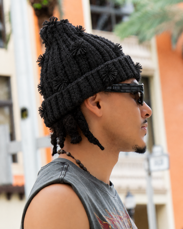 Thread Burst Beanie - Coal