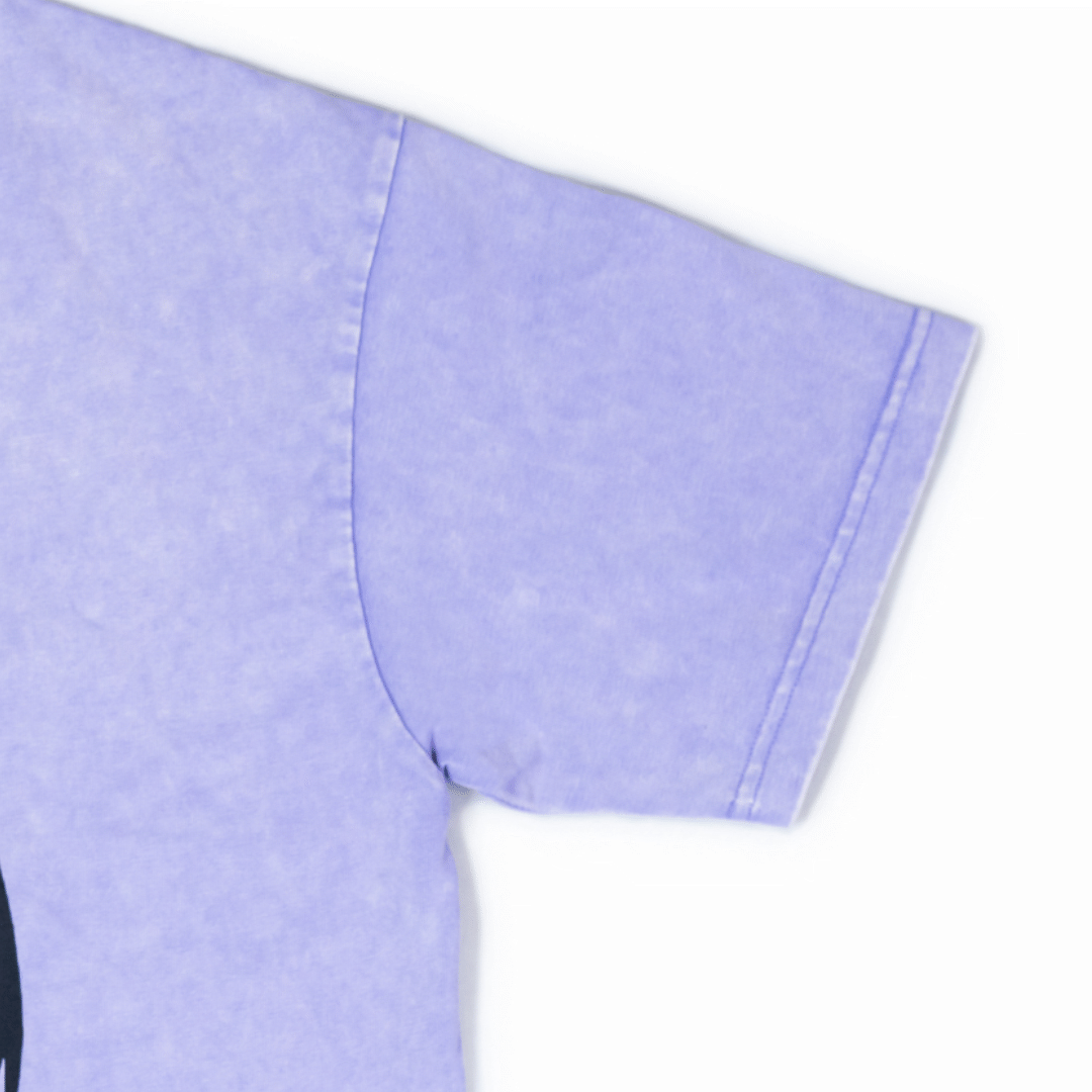 Retro Hues Stone Wash T-shirt Purple