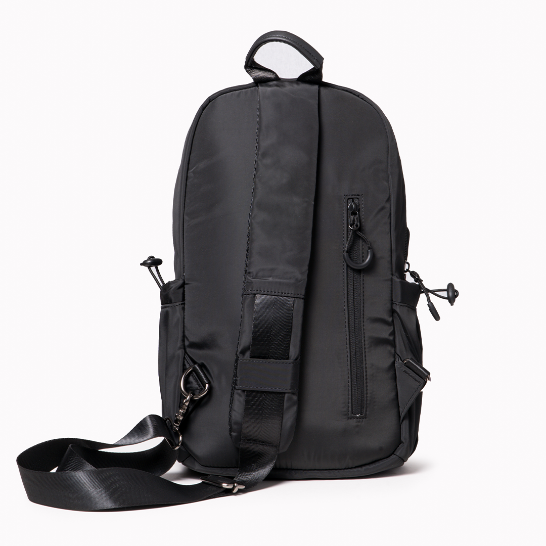 BlackWave Shoulder Bag - Black