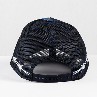 Trucker Hat Navy Blue - RadioActive Murder She Wrote - Unisex