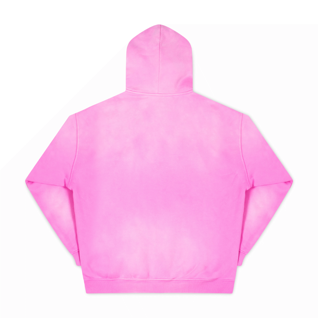 Attní Acid Wash Hoodie Pink