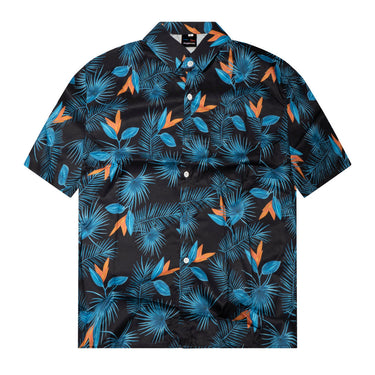 Slie Tropic Button-Up Shirt - Blue Le