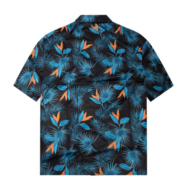 Slie Tropic Button-Up Shirt - Blue Le