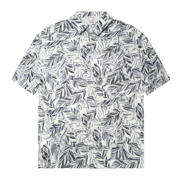 Slie Tropic Button-Up Shirt - Light White
