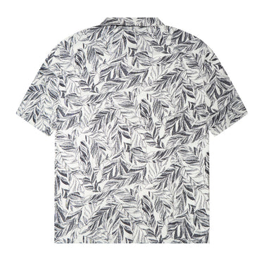 Slie Tropic Button-Up Shirt - Light White