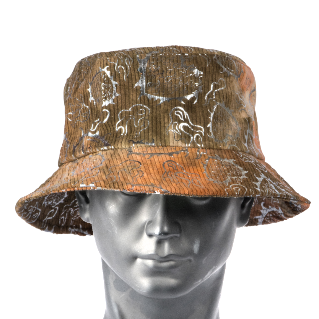 BGK LOVE is RAGE Corduroy Bucket Hat - Autumn