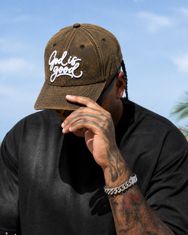 God Is Good Snapback - Unisex - Brown