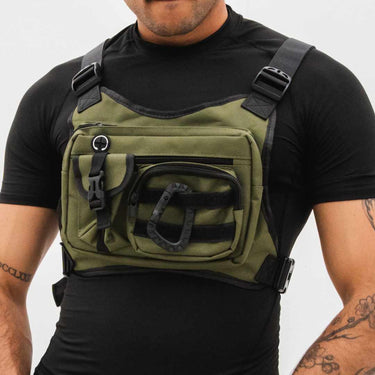 BGK Utility Multi-Pocket Chest Bag – Olive