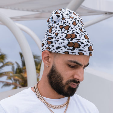 Spotted Beanie- Cookie