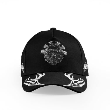 Crocodile Teeth Strap Back Hat - Black - Unisex