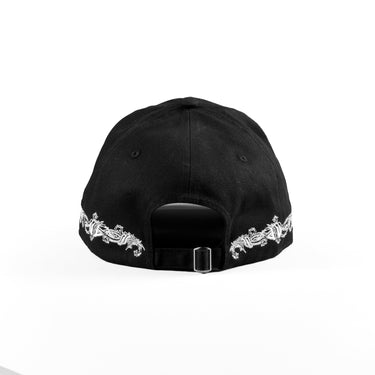 Crocodile Teeth Strap Back Hat - Black - Unisex