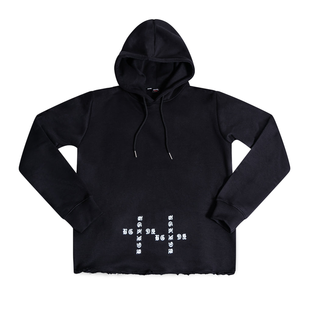 Heaven or Hell Bat Wings Hoodie Black