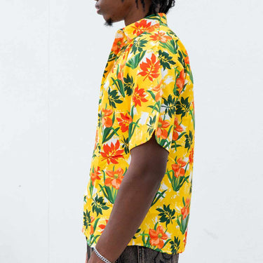 Slie Tropic Button-Up Shirt - Oranges