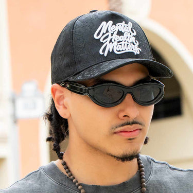 Mental Health Matters Tonal Paisley Snapback – Black