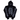 Ghostly Ryujin Full Zip Up Rhinestone Hoodie Black