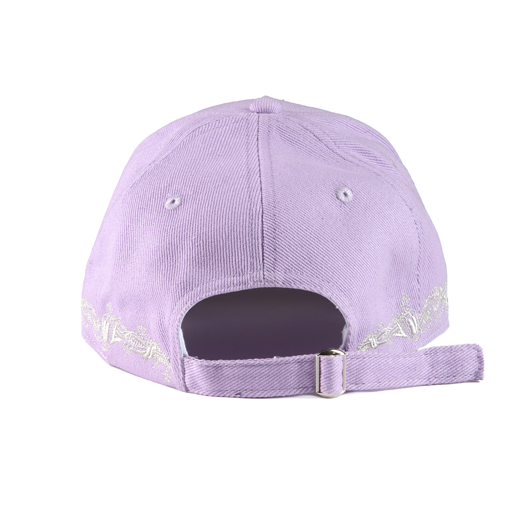 Crocodile Teeth Strap Back Hat - Purple