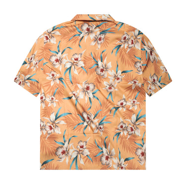 Slie Tropic Button-Up Shirt - Peach Tree