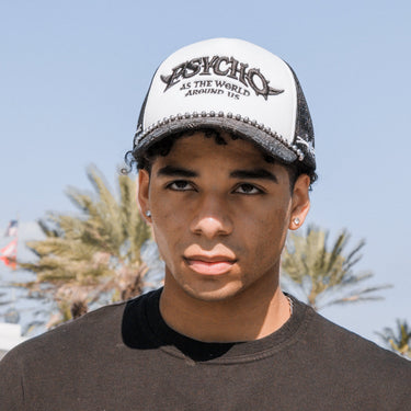 Psy Co. - Snapback Hat - White/Black