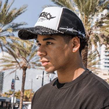 Psy Co. - Snapback Hat - White/Black