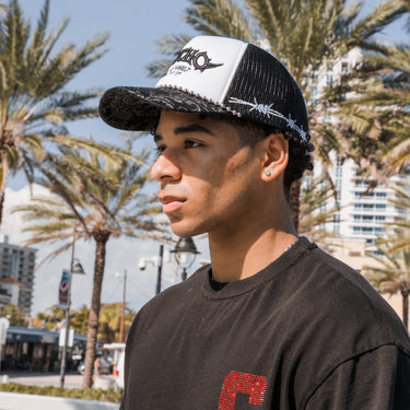 Psy Co. - Snapback Hat - White/Black