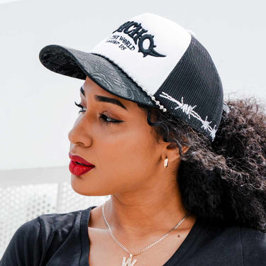 Psy Co. - Snapback Hat - White/Black