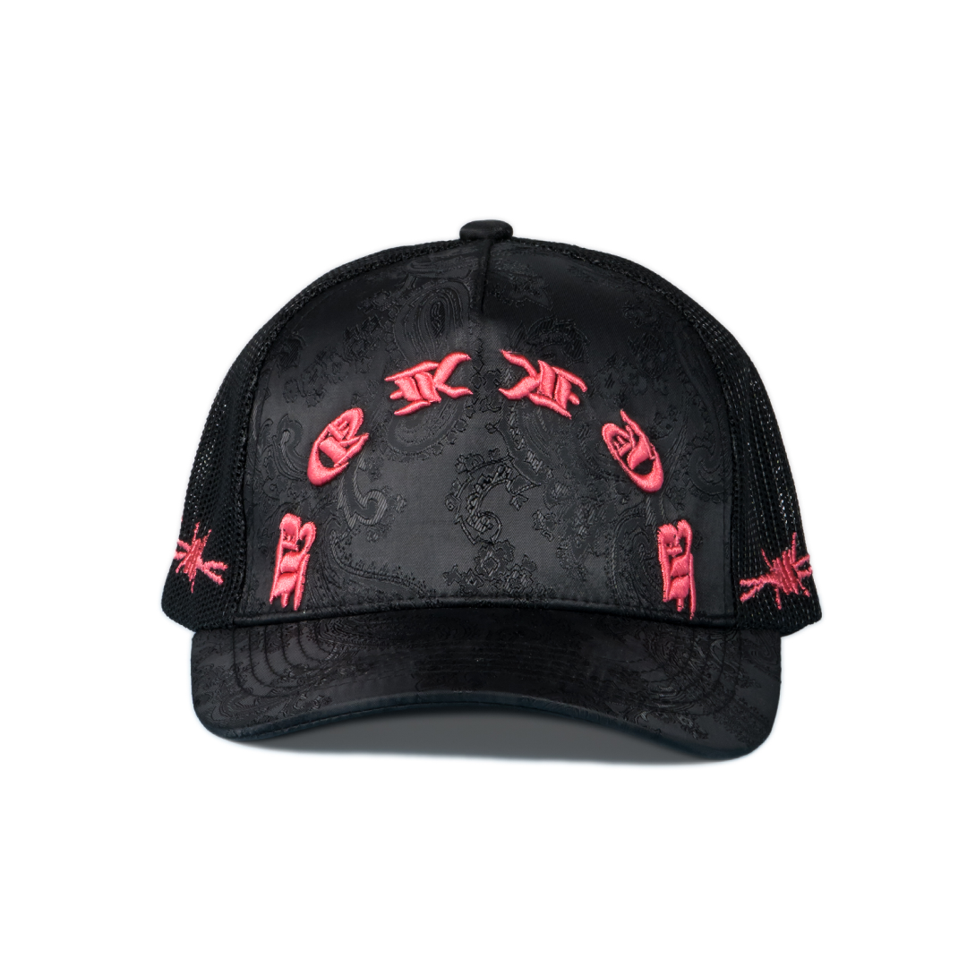 Trucker Hat Panther Red - RadioActive Murder She Wrote