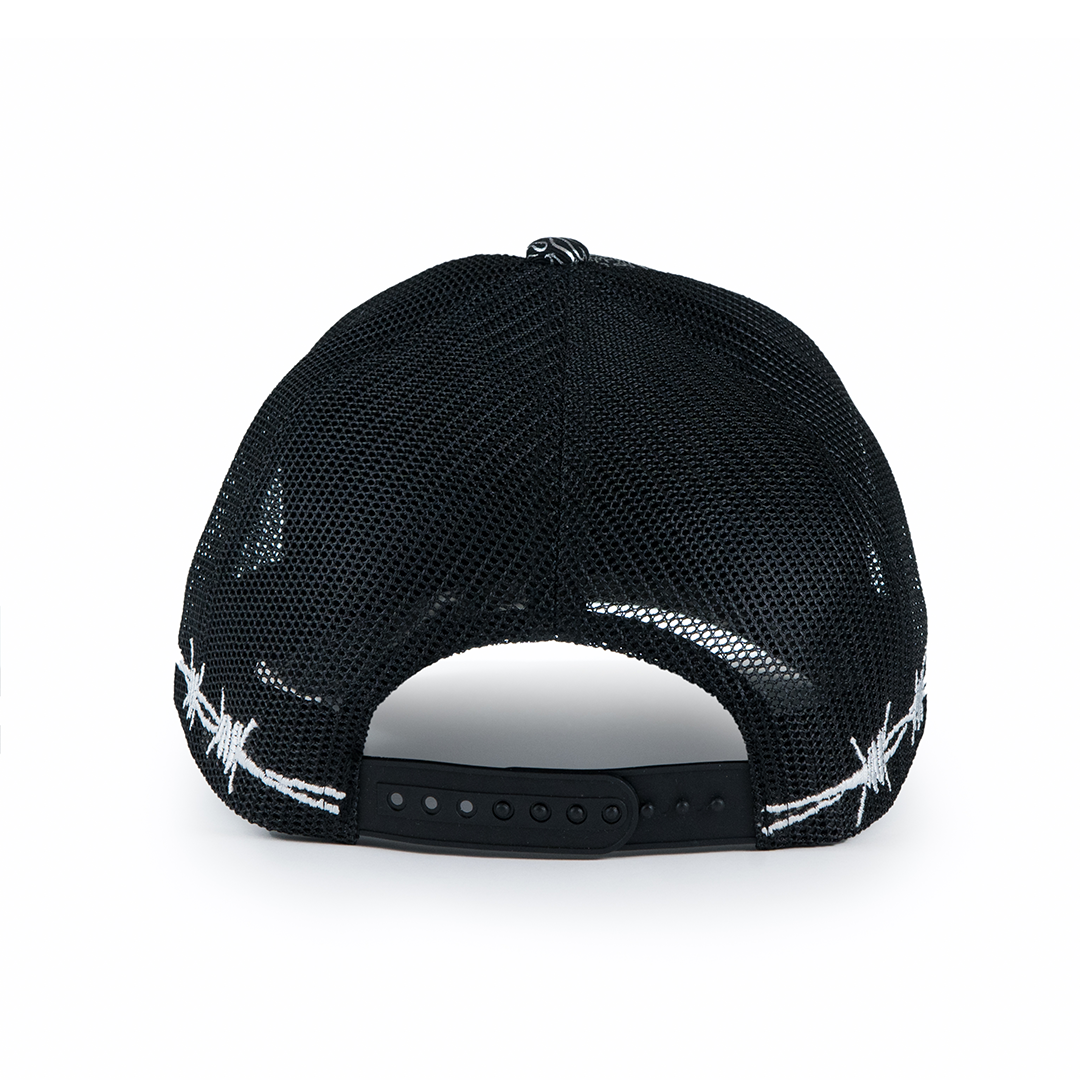 LOVE is RAGE x M.S.W - Iridescent Trucker Hat Black