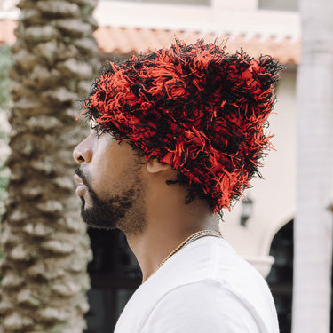 Grizzlies Beanie - Red/Black