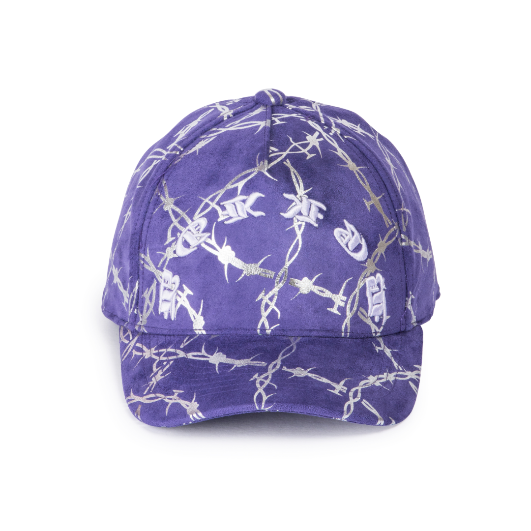 Jigsaw - Murder She Wrote Snapback Hat Purple Suede