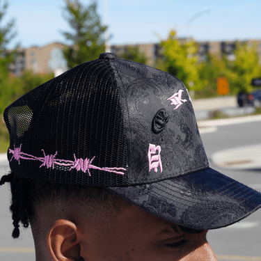 RadioActive M.S.W. Trucker Hat - Black/Pink Special Edition - Unisex