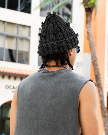 Thread Burst Beanie - Coal
