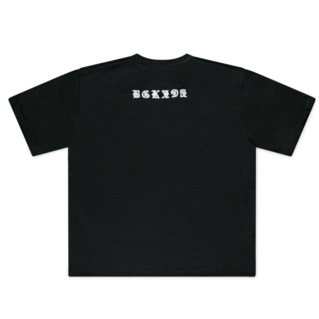 Broken Bones - Puff Print T-shirt Black