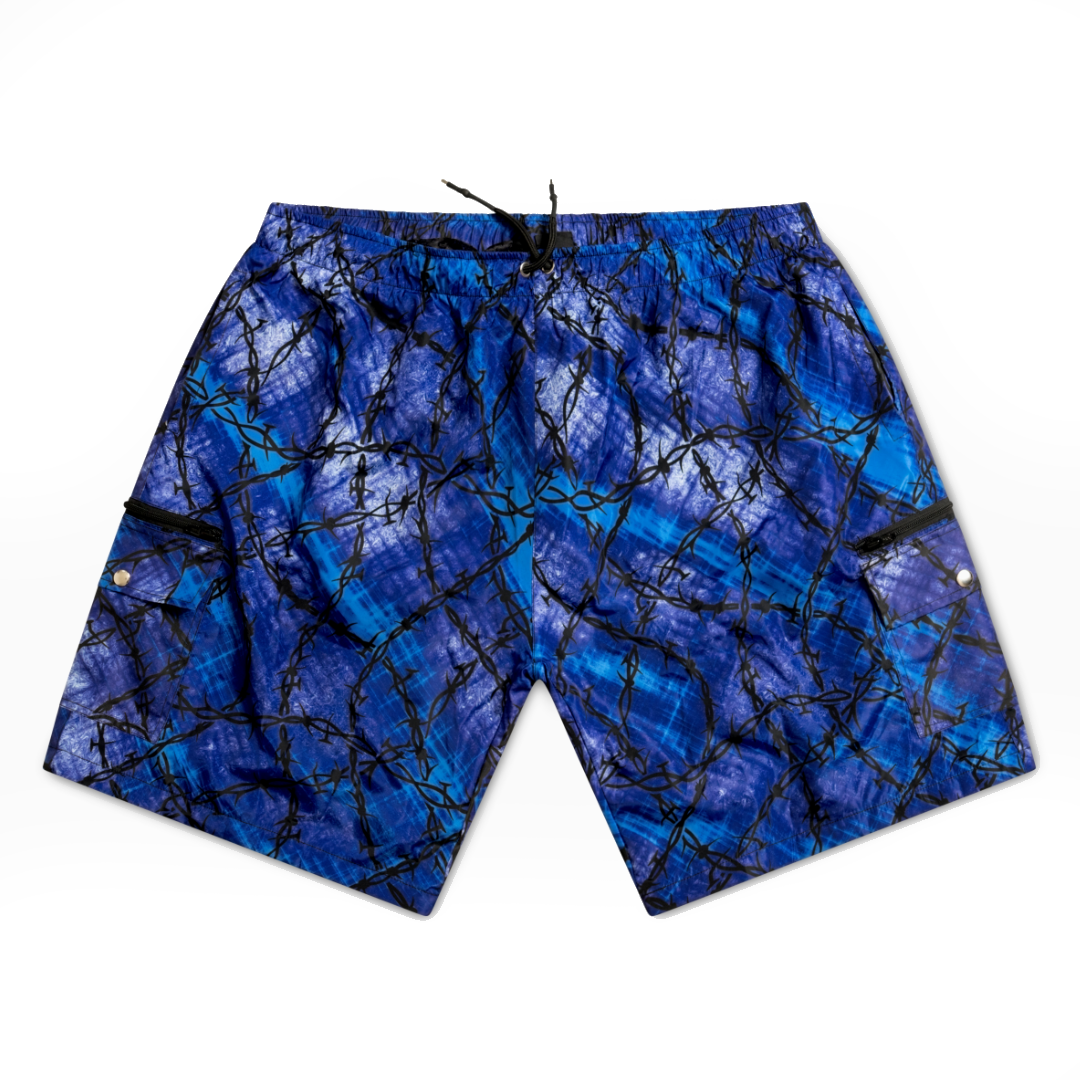 Jigsaw Nebulae Shorts - Blue