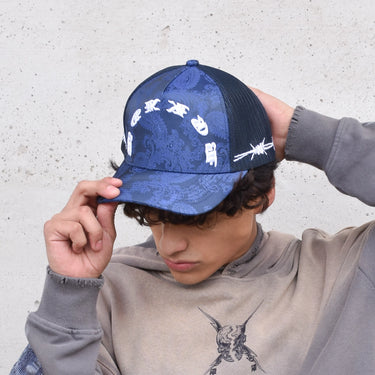 Trucker Hat Navy Blue - RadioActive Murder She Wrote - Unisex