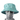 BGK LOVE is RAGE Suede Bucket Hat - Aqua Blue