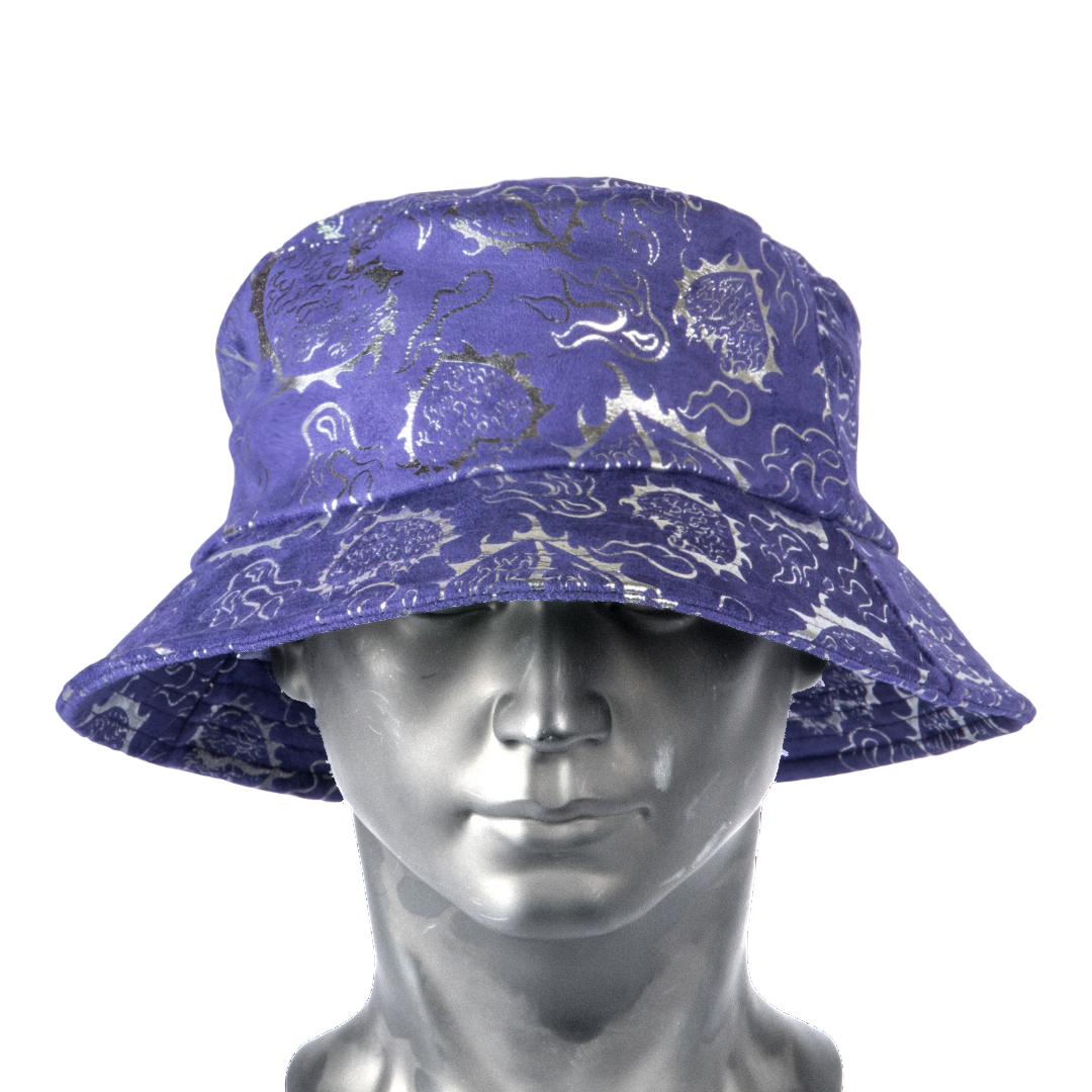 BGK LOVE is RAGE Suede Bucket Hat - Purple