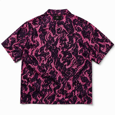 Magenta Chaos Collar Shirt - Purp lava